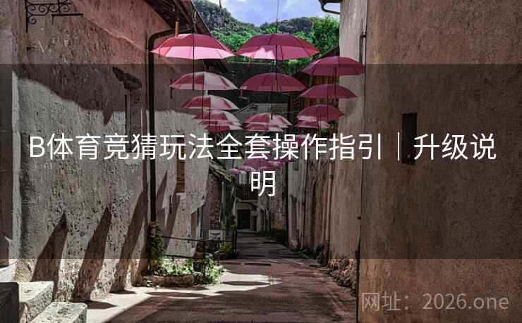 B体育竞猜玩法全套操作指引｜升级说明
