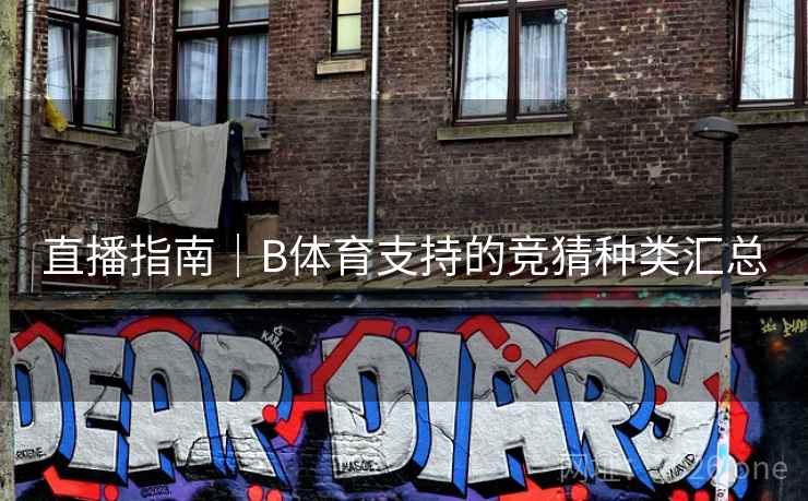 直播指南｜B体育支持的竞猜种类汇总
